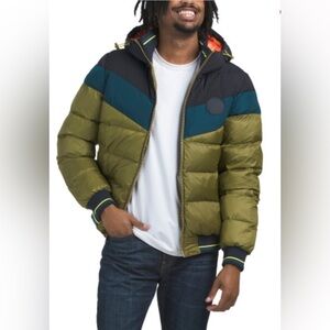 Scotch & Soda Men's Light Weight Padded Jacket With Contrast Detail